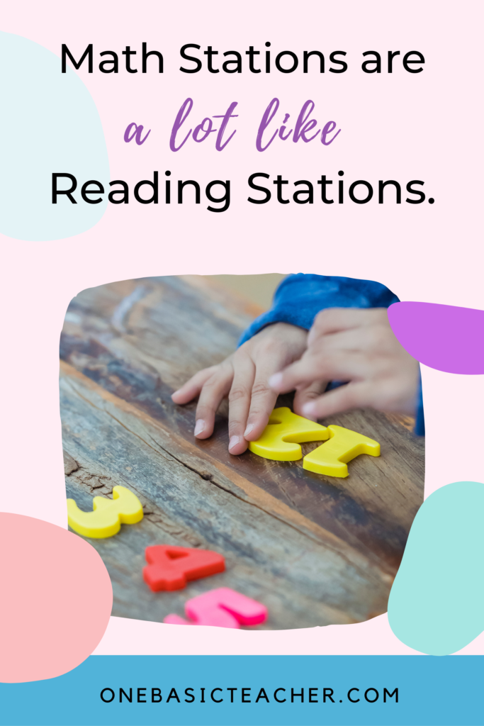 math stations are like reading stations