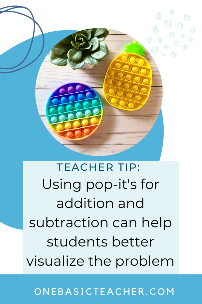 pop-its for adding and subtracting